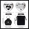 Heart Double-Sided Engraved Stainless Steel Commemorative Decision Maker Coin Set AJEW-GL0002-02A-2