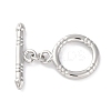 Rack Plating Eco-Friendly Brass Toggle Clasps KK-S403-16P-1