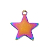 Ion Plating(IP) 304 Stainless Steel Pendants STAS-F282-05MC-2