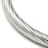Non-Tarnish 304 Stainless Steel Textured Bangles BJEW-G686-01P-3