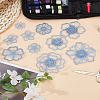 10Pcs 10 Styles Lace Embroidery Sewing Fiber DIY-LP0003-72-1