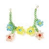 Glass Beaded Pendants GLAA-C028-05A-2