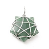 Natural Green Aventurine Pendants G-D458-07P-04-RS-2