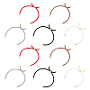 10Pcs 5 Colors Nylon Twisted Cord Bracelet Making MAK-UN0001-67-1