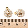 Brass Micro Pave Cubic Zirconia Pendants LS-KK-D373-05G-3