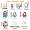 DIY Long Dangle Earring Making Kit DIY-HY0001-41-2