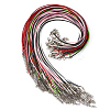 Waxed Cotton Cord Necklace Making MAK-BT0001-03-1