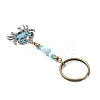 Alloy Conch Pendant Keychains KEYC-JKC01225-07-4