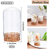 CRASPIRE Clear Glass Dome Cover AJEW-CP0005-90D-2