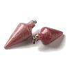 Natural Rhodonite Pendants G-Z055-02P-05-2