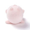 Flocky Resin Miniature Pig Figurines AJEW-Z007-07-3