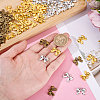 72Pcs 3 Colors Tibetan Style Zinc Alloy Pendants FIND-GA0007-31-3