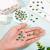 48Pcs 12 Styles Alloy Rhinestone Cabochons MRMJ-TA0001-45A-7