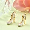 2Pcs Alloy Enamel Stilettos Pendants ENAM-YW0002-30B-6