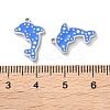 304 Stainless Steel Enamel Pendants STAS-M102-12A-P-3