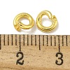 Brass Twister Clasps KK-P284-13G-3