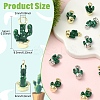 16Pcs 2 Colors Alloy Enamel Cactus Charms ENAM-CJ0007-47-2