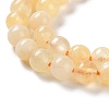 Dyed Natural Malaysia Jade Beads Strands G-G021-02A-11-4