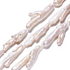 Chicken Toe Shape Natural Keshi Pearl Beads Strands PEAR-S020-Y02-4