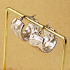 Geometric 304 Stainless Steel Hoop Earrings for Women LS-PZ7681-2-1
