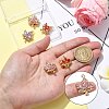 5Pcs 5 Styles Golden Plated Brass Box Clasps KK-CJ0002-22-4