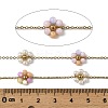 Handmade 304 Stainless Steel Beaded Chains CHS-L031-11G-03-2