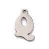 Non-Tarnish 201 Stainless Steel Charms STAS-U016-01P-Q-1