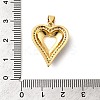Brass Micro Pave Cubic Zirconia Pendants KK-A266-04C-G-3