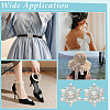 2Pcs Flower Rhinestone Ornament Accessories DIY-FG0006-42P-02-6