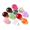 Two-tone Opaque Acrylic Beads AC-CBAA26B-18-1
