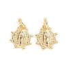 Brass Pendants ZIRC-E164-33G-1