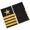 1 Pair Polyester Sailor Epaulettes DIY-BC0017-21D-1