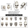 96Pcs 12 Style Tibetan Style Alloy Beads FIND-AR0004-02-2