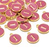 Golden Plated Alloy Enamel Charms LS-ENAM-S118-08I-4