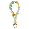Cotton Braided Flower Pendant Decorations AJEW-TAC0030-032G-05-1