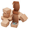 Square Folding Kraft PaperJewelry Storage Boxes CON-WH0089-46A-1