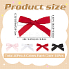 Bowknot Polyester Alligator Hair Clips AJEW-CP0008-35B-2