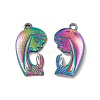 Ion Plating(IP)  304 Stainless Steel Pendants STAS-G278-12M-1