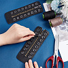 PU Leather Lace-in Boot Zipper Inserts DIY-WH0387-37B-02-3
