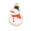 Christmas Theme Alloy Enamel Pendants ENAM-M221-01KCG-10-1