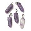 Natural Lepidolite Pendants G-Z067-07P-15-2