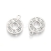 Tarnish Resistant 304 Stainless Steel Charms STAS-I151-35P-2