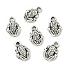 Tibetan Style Alloy Frog Charms TIBEP-O009-28-1