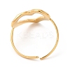 Ion Plating(IP) 201 Stainless Steel Open Cuff Ring RJEW-E063-51G-3