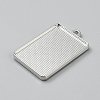 Alloy Pendant Cabochon Settings FIND-TAC0011-116E-2