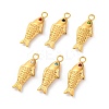 304 Stainless Steel Rhinestone Pendants STAS-M110-27G-1