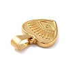 PVD Vacuum Plating 304 Stainless Steel Pendants STAS-F277-37G-3