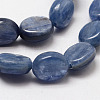 Oval Natural Kyanite/Cyanite/Disthene Bead Strands G-O139-01B-3