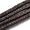 Electroplate Non-magnetic Synthetic Hematite Beads Strands G-N0321-07B-1