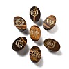 Natural Tiger Eye Oval Display Decorations G-F774-01G-1